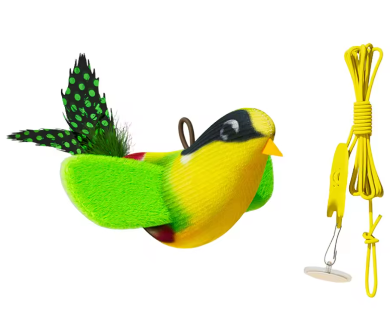 Automatische Interactieve Kattenbal — Smart Rollende Bal met Vogelgeluiden