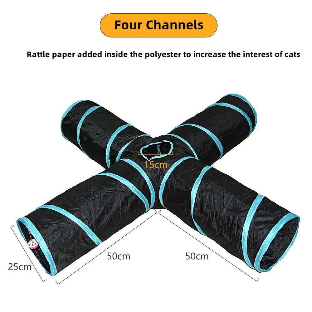 Opvouwbare Kattentunnel — Speelplezier voor Katten & honden